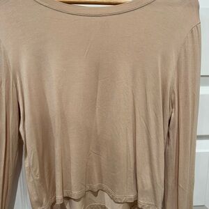 JACKSON Women's Long Sleeve Top in Beige